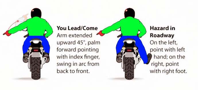 motor bike posture